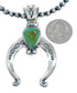 Sterling Silver Turquoise Navajo Naja Necklace SN20297